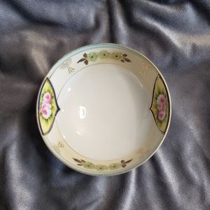 Floral & Gold Oriental Fine China Candy Jewelry Dish